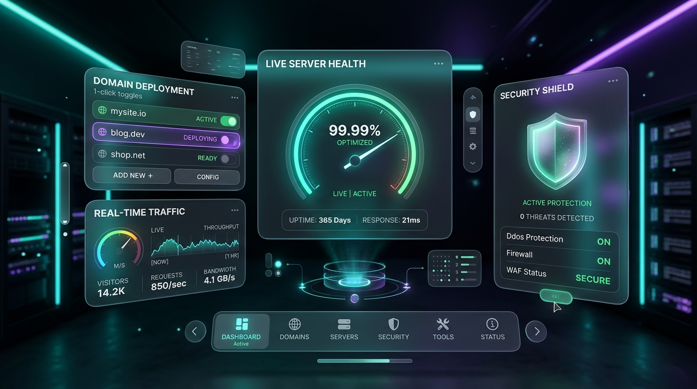 We make hosting simple and fast