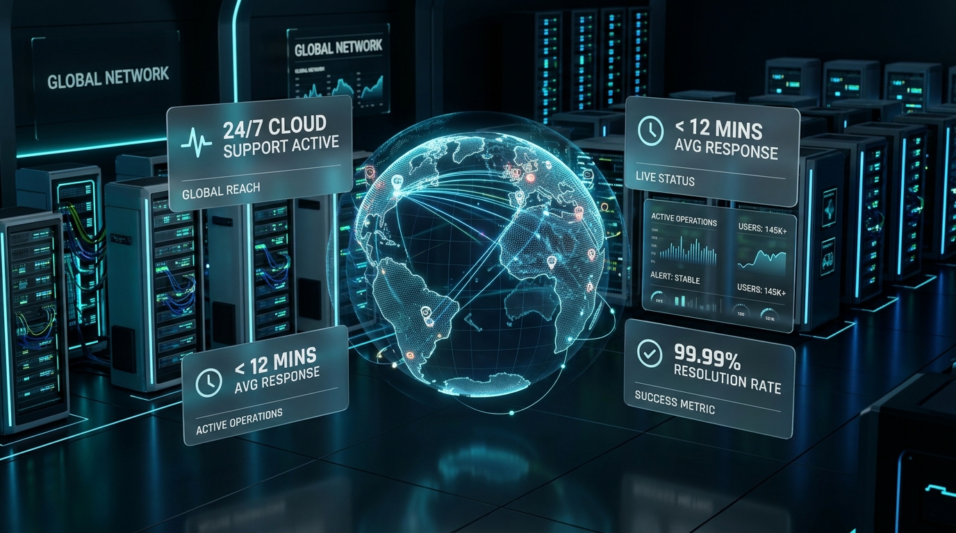 24/7 Global NOC & Cloud Support