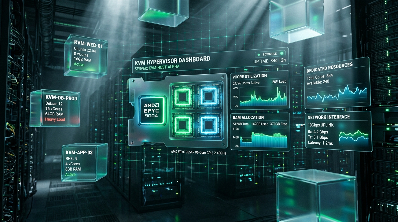 Dedicated KVM VPS Infrastructure